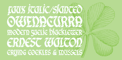 Eachtra Font Poster 4