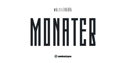 Monateb Font Poster 1