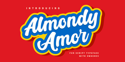 Almondy Amor Font Poster 1