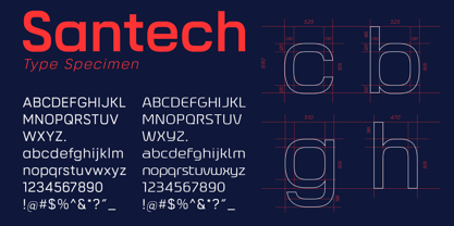 Santech Font Poster 4