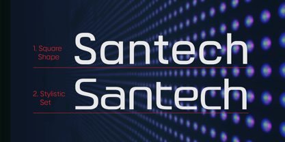 Santech Font Poster 2