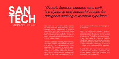 Santech Font Poster 11