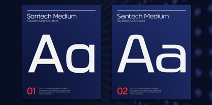 Santech Font Poster 3