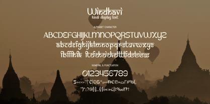 Windhavi Font Poster 4