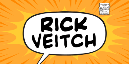 Rick Veitch Font Poster 2