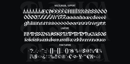 Tarsica Font Poster 6