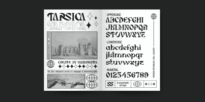 Tarsica Font Poster 4