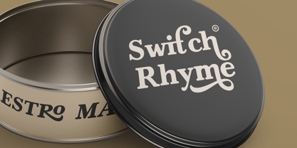 Switch Rhyme Font Poster 9