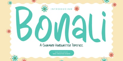 Bonali Font Poster 1