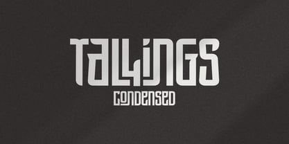 Tallings Font Poster 1