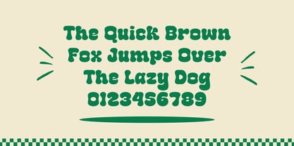 Super Matcha Font Poster 5