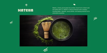 Super Matcha Font Poster 6