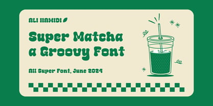 Super Matcha Font Poster 1