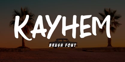 Kayhem Font Poster 1