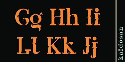 Giok Font Poster 7