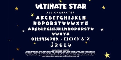 Ultimate Star Font Poster 7