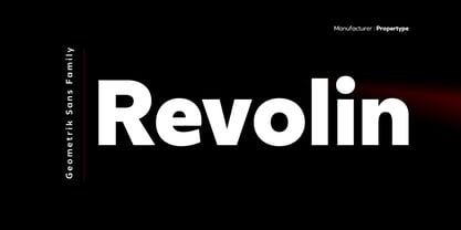 Revolin Font Poster 1