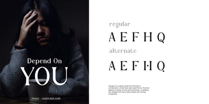 Zeogari Font Poster 8