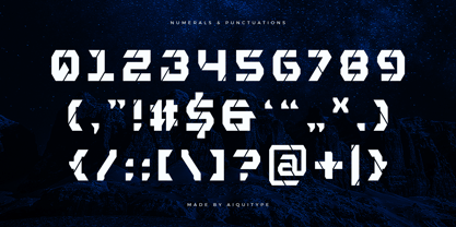 Alkeron Font Poster 10