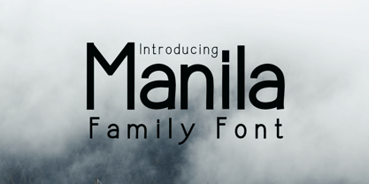 Manila Font Poster 1