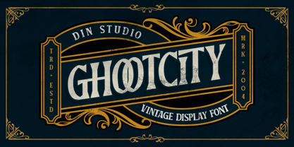 Ghootcity Font Poster 1