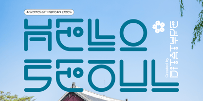 Hello Seoul Font Poster 1