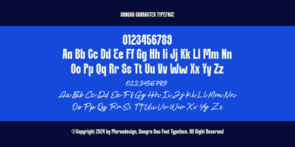 Dongra Font Poster 6