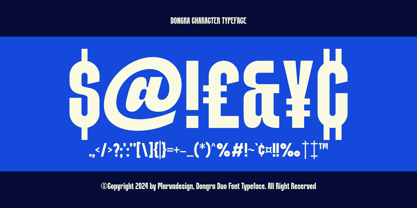 Dongra Font Poster 7