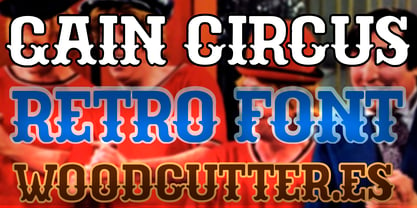 Gain Circus Font Poster 1