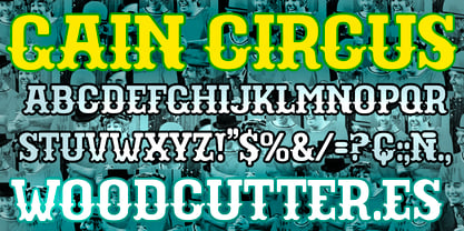 Gain Circus Font Poster 3