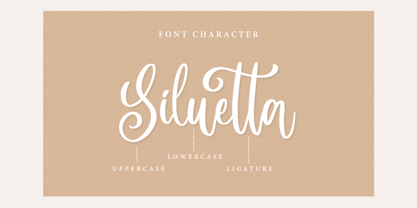 Siluetta Font Poster 9