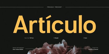 Articulo Font Poster 1