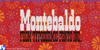 Montebaldo Font Poster 2