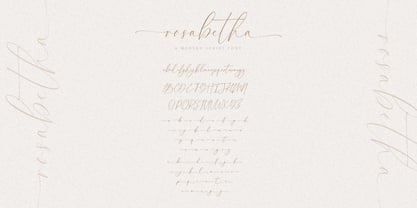 Rosabetha Font Poster 9