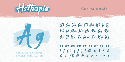 Hethopia Font Poster 2