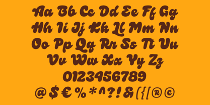 Super Taste Font Poster 10