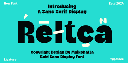 Reltca Font Poster 6