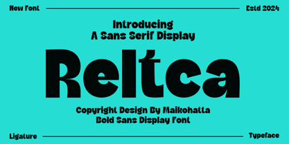 Reltca Font Poster 1