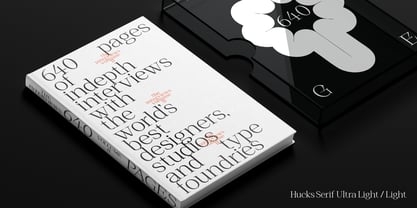 Hucks Serif Fuente Póster 4