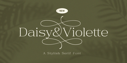 Daisy & Violette Font Poster 1