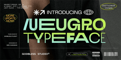 Neugro Typeface Font Poster 1
