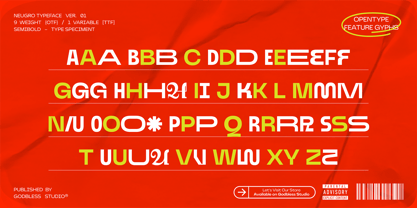 Neugro Typeface Font Poster 8