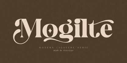 Mogilte Font Poster 1