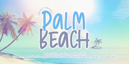 Palm Beach Font Poster 1