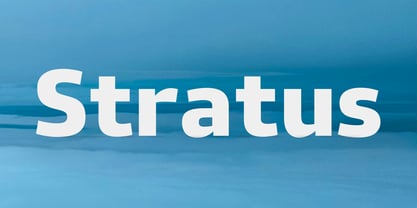 Stratus Font Poster 1