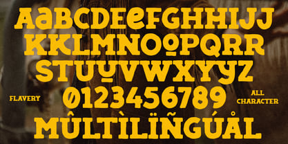 Flavery Font Poster 9
