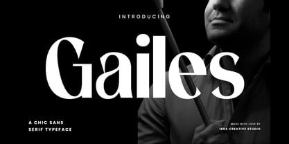 Gailes Font Poster 1