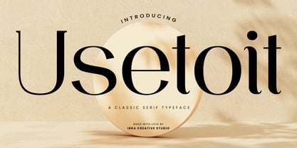 Usetoit Font Poster 1