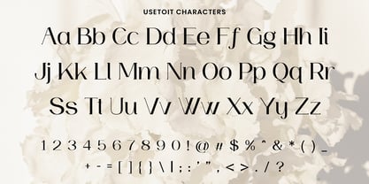 Usetoit Font Poster 3