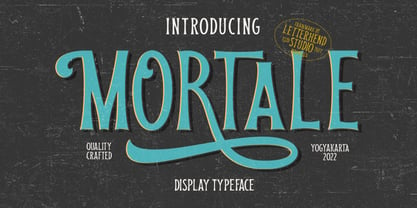 Mortale Font Poster 1